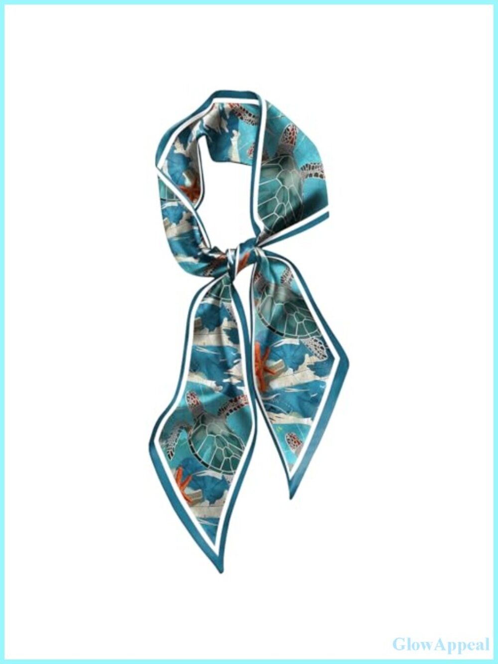 Satin Hair Scarf Long Fashion Head Neck Scarf Handbag Decoration